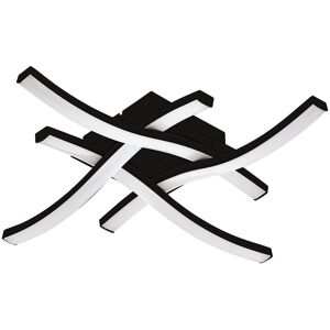 Mercury Zanuck 4 -Light 40cm LED Flush Mount Matte Black 8cm H X 40cm W X 40cm D Mercury Zanuck 4 -Light 40cm LED Flush Mount Matte Black 8cm H X 40cm W X 40cm D