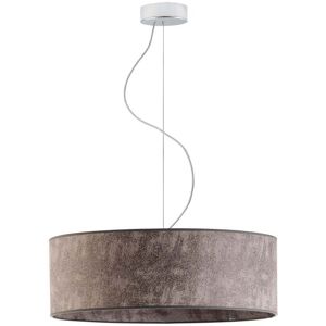 17 Stories Aubryelle 3 - Light Drum Pendant Chrome/Gray Melange (Concrete) 120cm H x 50cm W x 50cm D 17 Stories Aubryelle 3 - Light Drum Pendant Chrome/Gray Melange (Concrete) 120cm H x 50cm W x 50cm D