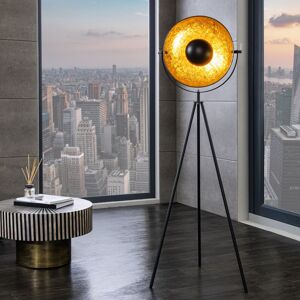 Rio Fiedler 146cm Tripod Floor Lamp Black/Gold 146cm H X 51cm W X 51cm D Rio Fiedler 146cm Tripod Floor Lamp Black/Gold 146cm H X 51cm W X 51cm D