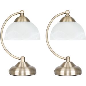 ClassicLiving Woodside 28cm Arched Table Lamp Antique Brass 30cm H X 20.5cm W X 57.5cm D ClassicLiving Woodside 28cm Arched Table Lamp Antique Brass 30cm H X 20.5cm W X 57.5cm D