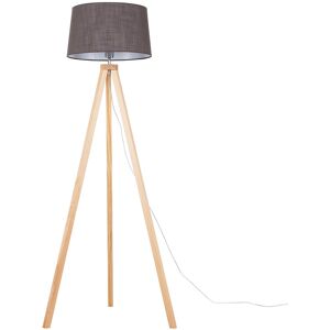 Latitude Run Mejias 148cm Tripod Floor Lamp Light Wood/Dark Grey 148cm H X 65cm W X 65cm D Latitude Run Mejias 148cm Tripod Floor Lamp Light Wood/Dark Grey 148cm H X 65cm W X 65cm D