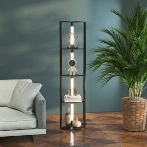 17 Stories Mirtle 163.5cm Black Column Floor Lamp 163.5cm H X 41cm W X 29.5cm D 17 Stories Mirtle 163.5cm Black Column Floor Lamp 163.5cm H X 41cm W X 29.5cm D
