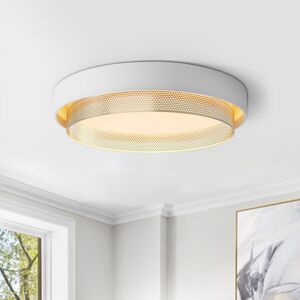 Ivy Bronx Nordic Minimalist Round LED Hollow Flush Mount Ceiling Light White 12cm H X 50cm W X 50cm D Ivy Bronx Nordic Minimalist Round LED Hollow Flush Mount Ceiling Light White 12cm H X 50cm W X 50cm D
