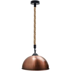 Breakwater Bay Glasco 1-Light Pendant Single Dome Pendant Copper 69.5cm H X 30cm W X 30cm D Breakwater Bay Glasco 1-Light Pendant Single Dome Pendant Copper 69.5cm H X 30cm W X 30cm D
