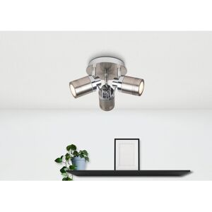 Fairmont Park Ceiling Spotlight Satin/Chrome 12.5cm H X 36cm W X 36cm D Fairmont Park Ceiling Spotlight Satin/Chrome 12.5cm H X 36cm W X 36cm D