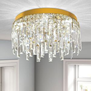 Rosdorf Park Retsof 1 - Light Crystal LED Chandelier Gold 20cm H x 40cm W x 40cm D Rosdorf Park Retsof 1 - Light Crystal LED Chandelier Gold 20cm H x 40cm W x 40cm D