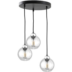 Breakwater Bay Groveson 3 - Light Kitchen Island Pendant Black/Silver 20cm H X 30cm W Breakwater Bay Groveson 3 - Light Kitchen Island Pendant Black/Silver 20cm H X 30cm W