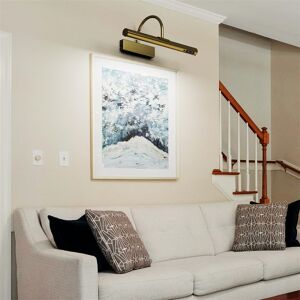 Ivy Bronx Picture Light For Wall Antique Brass, Rechargeable Picture Light With Remote, Dimmable & 3 Color Temps, Magnetic Battery Operated Wall Lights Chrome 16cm H X 35cm W X 16cm D Ivy Bronx Picture Light For Wall Antique Brass, Rechargeable Picture Light With Remote, Dimmable & 3 Color Temps, Magnetic Battery Operated Wall Lights Chrome 16cm H X 35cm W X 16cm D