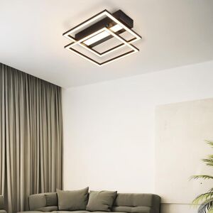 Metro LED Semi Flush Mount Stainless Steel 4.2cm H X 37cm W X 29cm D Metro LED Semi Flush Mount Stainless Steel 4.2cm H X 37cm W X 29cm D