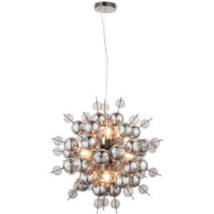 Fairmont Park Shonto 9-Light Sputnik Chandelier Black;Smoked 63cm H X 63cm W X 63cm D Fairmont Park Shonto 9-Light Sputnik Chandelier Black;Smoked 63cm H X 63cm W X 63cm D