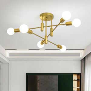 Corrigan Studio Austwell Rose 6 -Light 62cm Sputnik Chandelier Gold 29cm H X 62cm W X 62cm D Corrigan Studio Austwell Rose 6 -Light 62cm Sputnik Chandelier Gold 29cm H X 62cm W X 62cm D