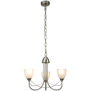 Marlow Home Co. Conn 3-Light Candle Style Chandelier Satin Nickel 41cm H X 46cm W X 46cm D Marlow Home Co. Conn 3-Light Candle Style Chandelier Satin Nickel 41cm H X 46cm W X 46cm D