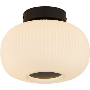 Latitude Run Rorie 1-Light 24cm Flush Mount Black 18cm H X 24cm W X 24cm D Latitude Run Rorie 1-Light 24cm Flush Mount Black 18cm H X 24cm W X 24cm D