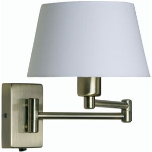 Fairmont Park Citronelle 1 - Light Dimmable Swing Arm Lamp Antique Brass 16cm H X 7.5cm W X 40cm D Fairmont Park Citronelle 1 - Light Dimmable Swing Arm Lamp Antique Brass 16cm H X 7.5cm W X 40cm D