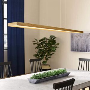 Ivy Bronx Ivy 1 - Light Wood LED Kitchen Island Pendant Wood 2.5cm H X 100cm W X 17cm D Ivy Bronx Ivy 1 - Light Wood LED Kitchen Island Pendant Wood 2.5cm H X 100cm W X 17cm D