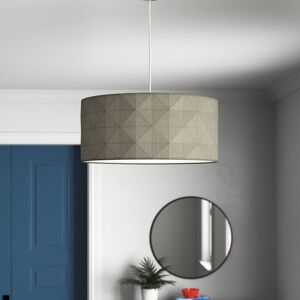 Zipcode Design Otterson Cotton Drum Lamp Shade Grey 18cm H X 40cm W X 40cm D Zipcode Design Otterson Cotton Drum Lamp Shade Grey 18cm H X 40cm W X 40cm D