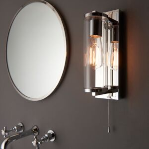 Canora Grey Orwin 1-Light Bathroom Wall Light Chrome 31.5cm H X 10cm W X 12cm D Canora Grey Orwin 1-Light Bathroom Wall Light Chrome 31.5cm H X 10cm W X 12cm D