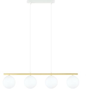 Canora Grey Almetter 4-Light Kitchen Island Globe Pendant White 100cm H X 85cm W Canora Grey Almetter 4-Light Kitchen Island Globe Pendant White 100cm H X 85cm W