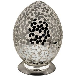 World Menagerie Culler 30Cm Silver Table Lamp Mirrored 30cm H World Menagerie Culler 30Cm Silver Table Lamp Mirrored 30cm H