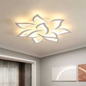 Metro 10-Light Acrylic LED Ceiling Light Warm Light White 10cm H X 80cm W X 80cm D Metro 10-Light Acrylic LED Ceiling Light Warm Light White 10cm H X 80cm W X 80cm D