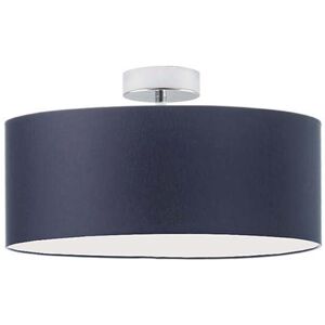 17 Stories Audriona 1-Light Semi Flush Mount Chrome/Navy Blue 30cm H x 40cm W x 40cm D 17 Stories Audriona 1-Light Semi Flush Mount Chrome/Navy Blue 30cm H x 40cm W x 40cm D
