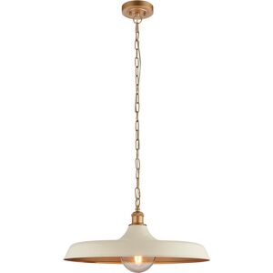 Longshore Tides Colbert 1-Light Dome Pendant Matt Warm White/Satin Gold 169cm H X 50cm W X 50cm D Longshore Tides Colbert 1-Light Dome Pendant Matt Warm White/Satin Gold 169cm H X 50cm W X 50cm D