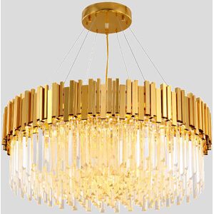 Fairmont Park Mckee 6-Light Crystal Chandelier Gold 30cm H X 55cm W X 55cm D Fairmont Park Mckee 6-Light Crystal Chandelier Gold 30cm H X 55cm W X 55cm D