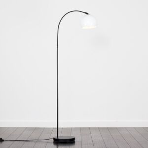 Latitude Run Derosier 150cm Arched Floor Lamp White/Black 152cm H X 44cm W X 50cm D Latitude Run Derosier 150cm Arched Floor Lamp White/Black 152cm H X 44cm W X 50cm D