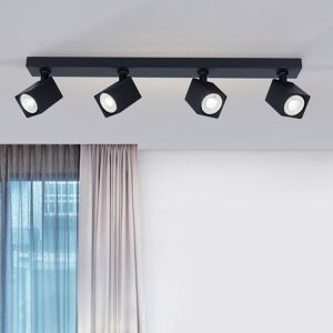 Metro Aurick Flush Mount Black 11cm H X 64cm W X 6cm D Metro Aurick Flush Mount Black 11cm H X 64cm W X 6cm D