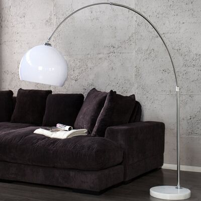Ivy Bronx Ioanna Chrome Arched Floor Lamp Chrome 205cm H X 40cm D Ivy Bronx Ioanna Chrome Arched Floor Lamp Chrome 205cm H X 40cm D