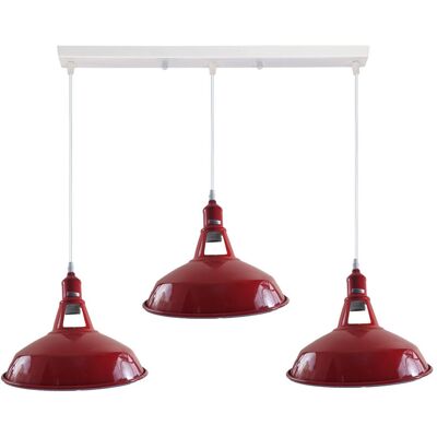 Breakwater Bay 3 - Light Silver Kitchen Island Pendant Red 119.5cm H X 75cm W X 30cm D Breakwater Bay 3 - Light Silver Kitchen Island Pendant Red 119.5cm H X 75cm W X 30cm D