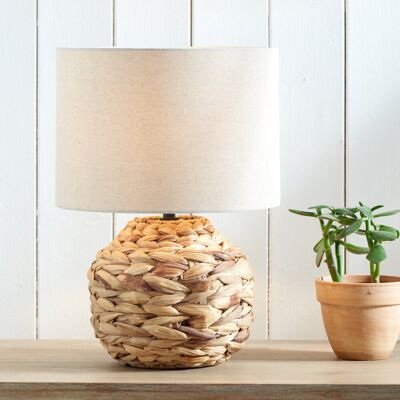 August Grove Dyani 41Cm Natural Plaited Water Hyacinth Table Lamp Natural Plaited Water Hyacinth 41cm H X 29cm W X 29cm D August Grove Dyani 41Cm Natural Plaited Water Hyacinth Table Lamp Natural Plaited Water Hyacinth 41cm H X 29cm W X 29cm D
