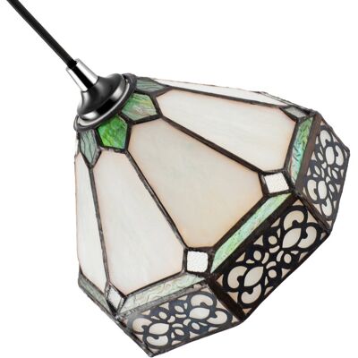 Astoria Grand 14cm H Glass Empire Pendant Shade ( No Direct Attachment Method ) in Green Green 14cm H X 20cm W X 20cm D Astoria Grand 14cm H Glass Empire Pendant Shade ( No Direct Attachment Method ) in Green Green 14cm H X 20cm W X 20cm D