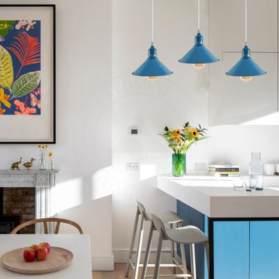 Breakwater Bay Dutcher 3 - Light Silver Kitchen Island Pendant Blue 114.5cm H X 70cm W X 22cm D Breakwater Bay Dutcher 3 - Light Silver Kitchen Island Pendant Blue 114.5cm H X 70cm W X 22cm D