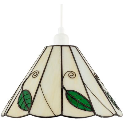 17 Stories 15cm H Glass Empire Pendant Shade ( No Direct Attachment Method ) in Green Green 15cm H X 25cm W X 25cm D 17 Stories 15cm H Glass Empire Pendant Shade ( No Direct Attachment Method ) in Green Green 15cm H X 25cm W X 25cm D