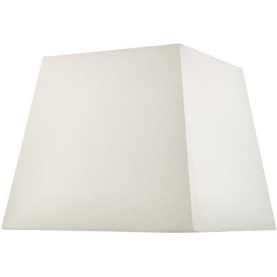 Dar Lighting Ivory Faux Silk Square Tapered Lampshade - Lampshade Dar Lighting Ivory Faux Silk Square Tapered Lampshade - Lampshade