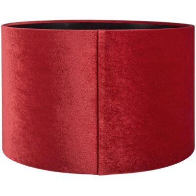 Ebern Designs Aimon Velvet Drum Lamp Shade ( Uno ) in Red Red 26cm H x 45cm W x 45cm D Ebern Designs Aimon Velvet Drum Lamp Shade ( Uno ) in Red Red 26cm H x 45cm W x 45cm D