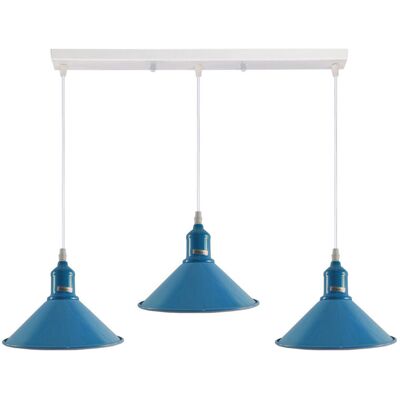 Breakwater Bay Dutcher 3 - Light Silver Kitchen Island Pendant Blue 114.5cm H X 70cm W X 22cm D Breakwater Bay Dutcher 3 - Light Silver Kitchen Island Pendant Blue 114.5cm H X 70cm W X 22cm D