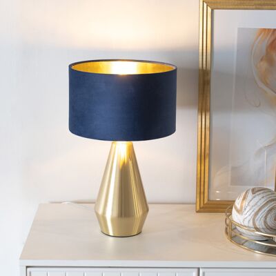 Fairmont Park Alamar Metal Table Lamp Grey/Gold 41cm H X 25cm W X 25cm D Fairmont Park Alamar Metal Table Lamp Grey/Gold 41cm H X 25cm W X 25cm D