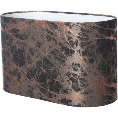 Ivy Bronx Polyester Oval Lamp Shade Black 23cm H x 38cm W x 18cm D Ivy Bronx Polyester Oval Lamp Shade Black 23cm H x 38cm W x 18cm D