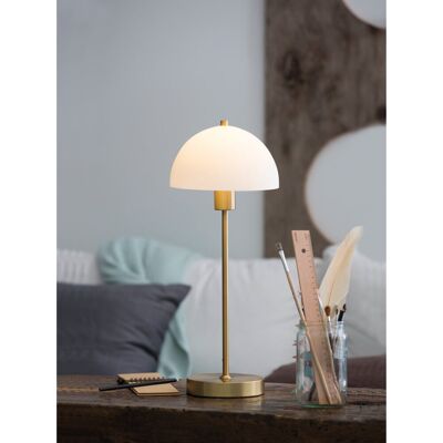 Herstal Vienda - Old Gold Glass Table Lamp - Table Lamp Herstal Vienda - Old Gold Glass Table Lamp - Table Lamp