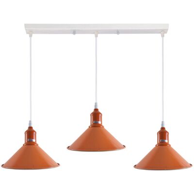 Breakwater Bay Dutcher 3 - Light Silver Kitchen Island Pendant Orange 114.5cm H X 70cm W X 22cm D Breakwater Bay Dutcher 3 - Light Silver Kitchen Island Pendant Orange 114.5cm H X 70cm W X 22cm D