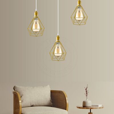 Metro Allaynah 3 - Light Silver Kitchen Island Pendant Yellow 117.5cm H X 70cm W X 20cm D Metro Allaynah 3 - Light Silver Kitchen Island Pendant Yellow 117.5cm H X 70cm W X 20cm D