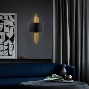 Willa Arlo Interiors Sybilla 1 - Light Dimmable Up & Downlight black/yellow 75.0 H x 10.0 W x 22.0 D cm