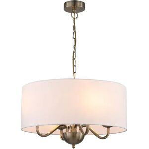 Enterprise Lighting Thurne 4 - Light Drum Chandelier yellow 18.5 H x 45.0 W x 45.0 D cm