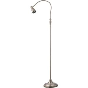 Latitude Run Lonniesha 190Cm Flexi Directional Optical Work Reading Craft LED Floor Lamp gray 190.0 H x 27.0 W x 27.0 D cm