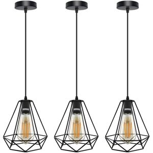 Borough Wharf Kumari 1 - Light Geometric Bulb Pendant black 117.5 H x 20.0 W x 20.0 D cm