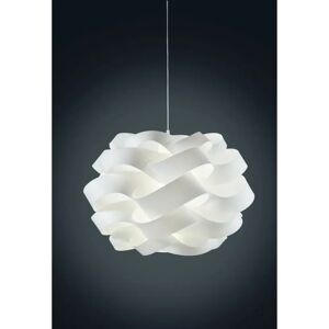 This Lighting Works 1 - Light Single Geometric Pendant white 40.0 H x 60.0 W x 60.0 D cm