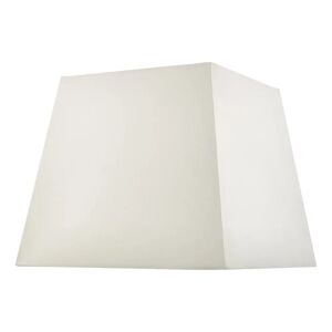 Dar Lighting 37cm Faux Silk Square Lamp Shade brown/white 30.0 H x 37.0 W x 37.0 D cm