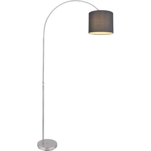 17 Stories Elesa 195cm Floor lamp gray 195.0 H x 30.0 W x 96.0 D cm